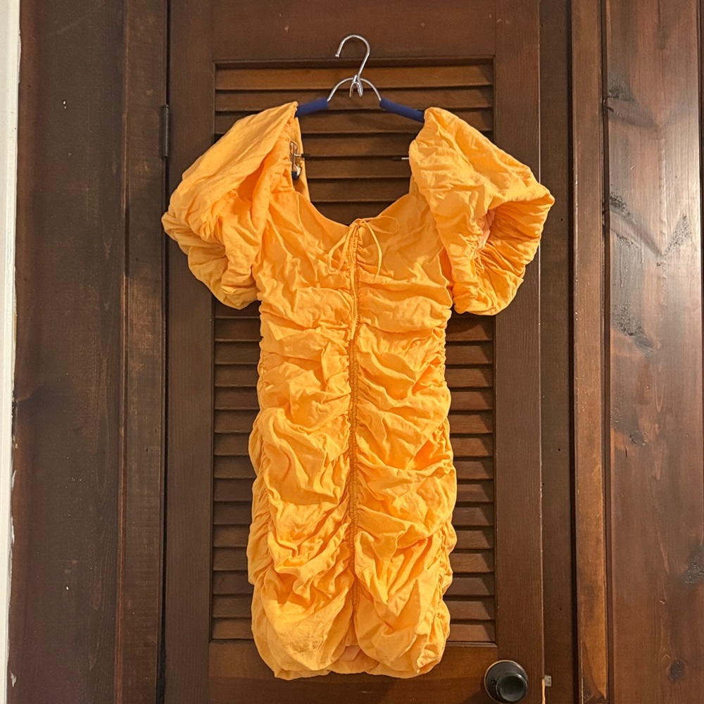 Guess Orange Mini Dress
